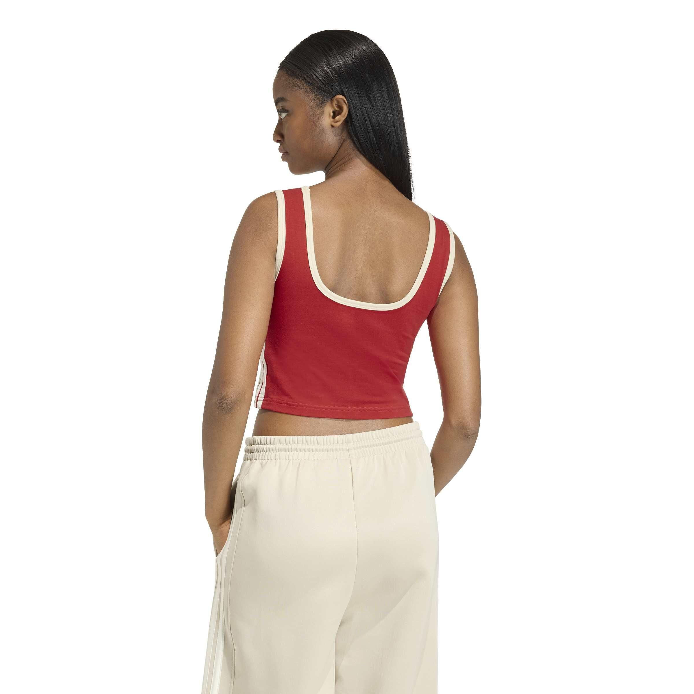 Tanktop cropped aus Baumwolle
