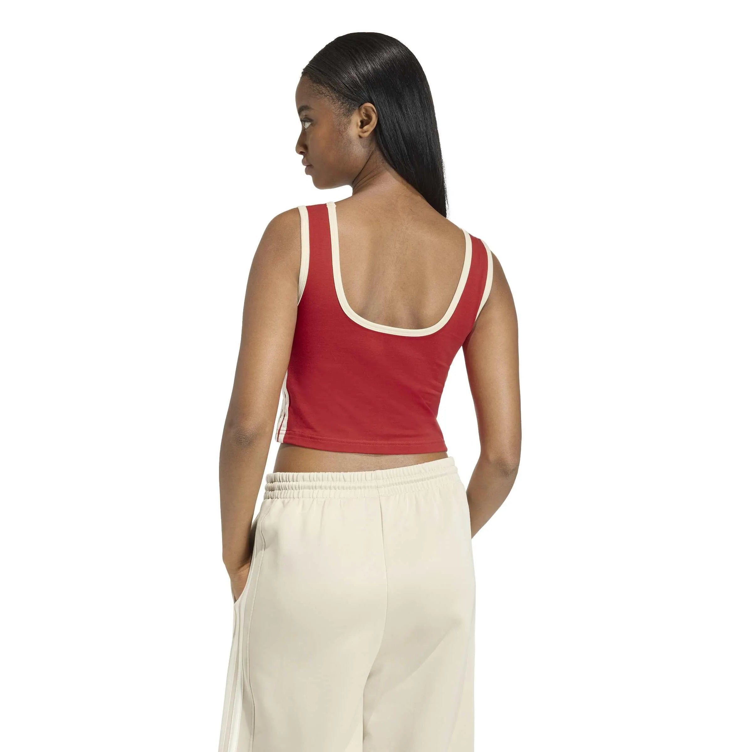 Tanktop cropped aus Baumwolle