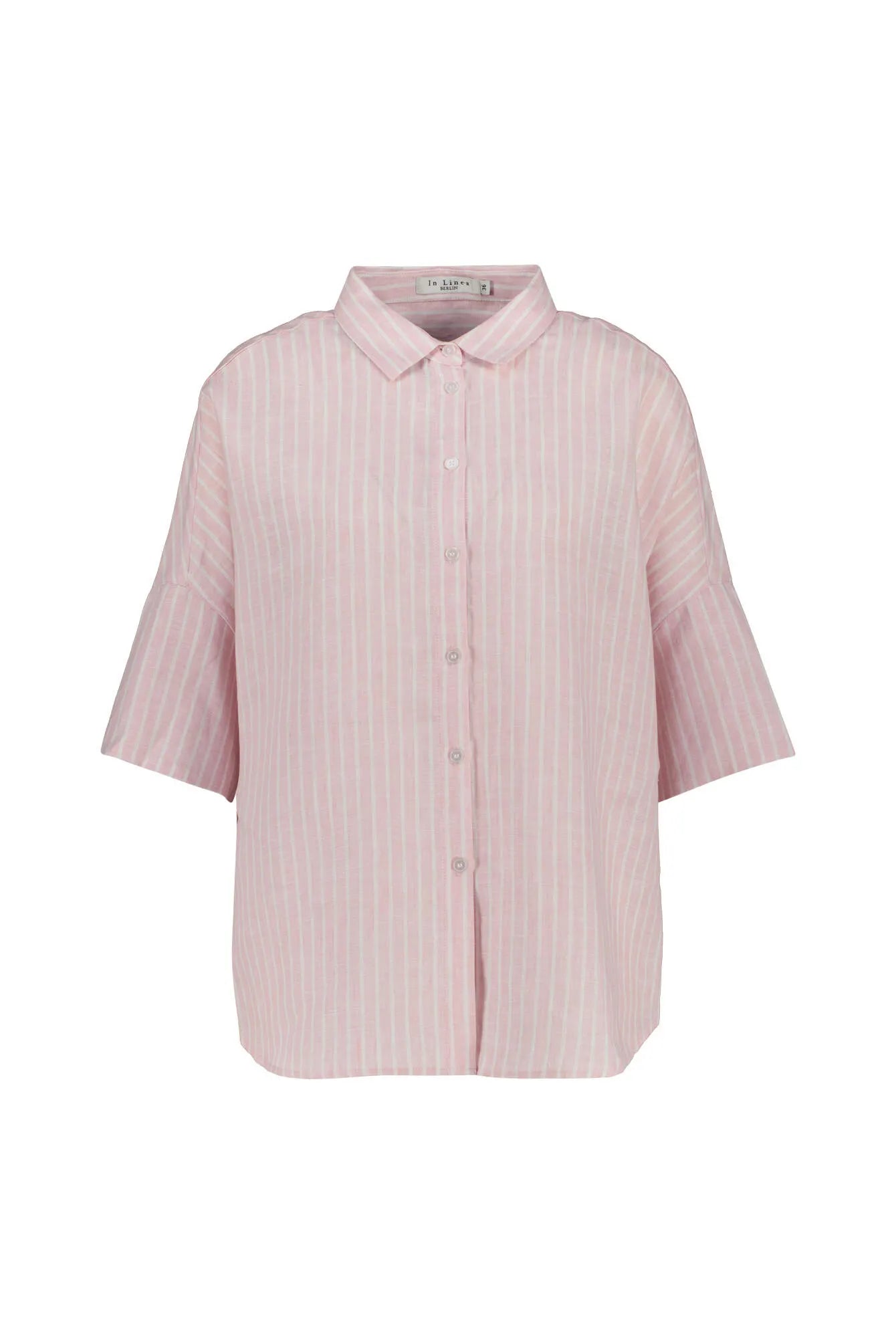 Leinenbluse gestreift