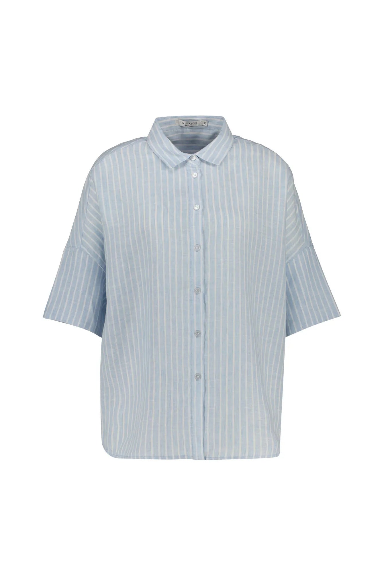 Leinenbluse gestreift