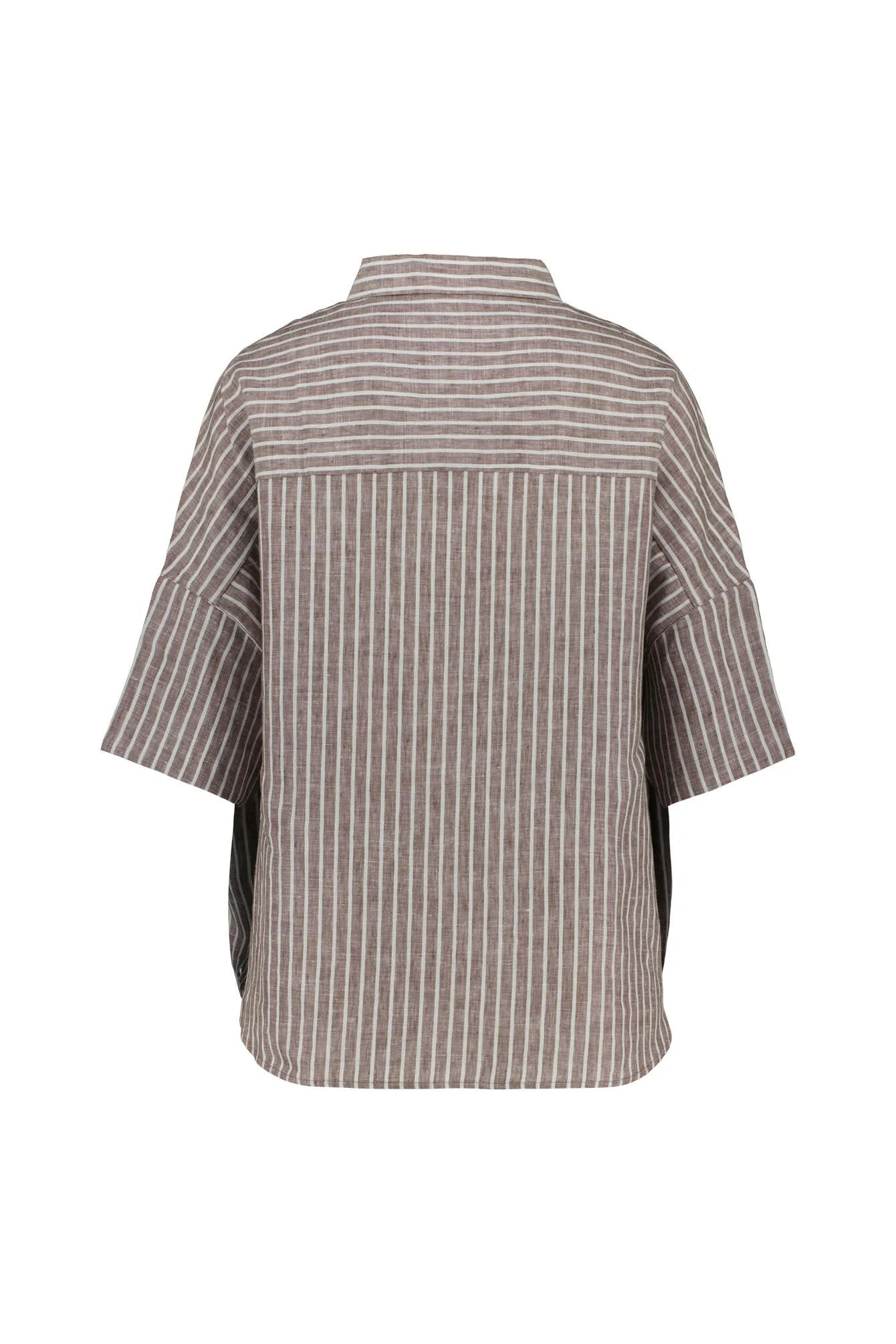 Leinenbluse gestreift