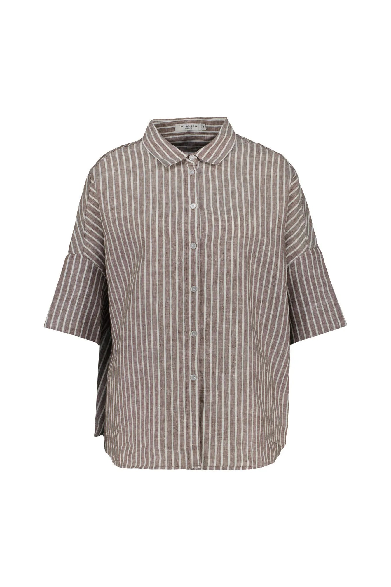 Leinenbluse gestreift