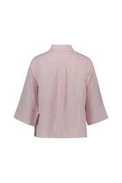Leinenbluse gestreift