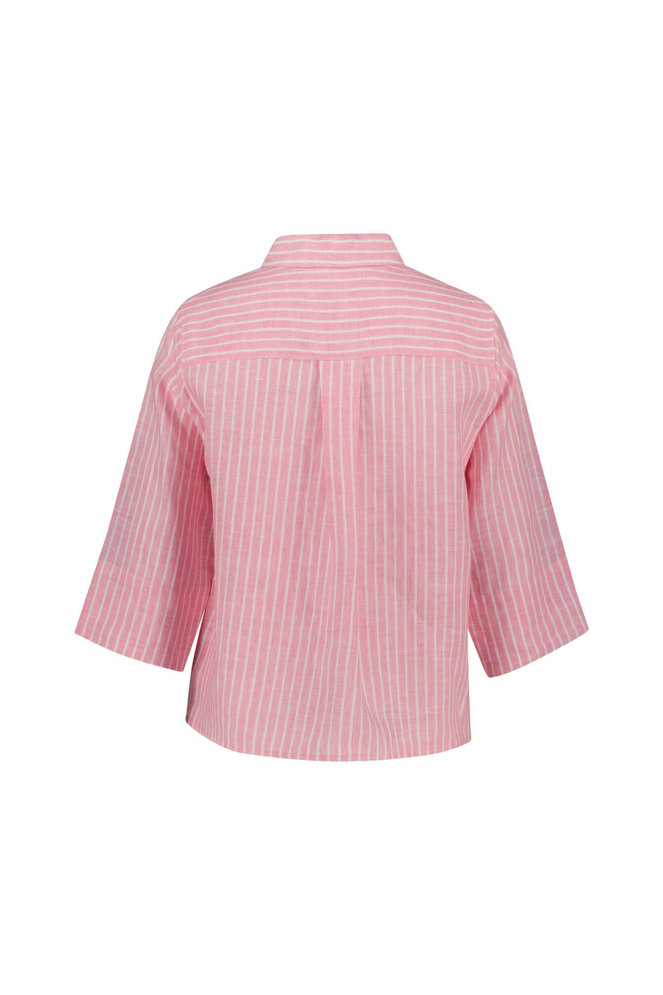 Leinenbluse gestreift