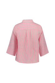 Leinenbluse gestreift