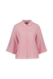 Leinenbluse gestreift