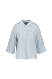 Leinenbluse gestreift