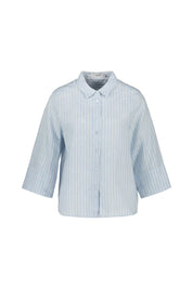 Leinenbluse gestreift