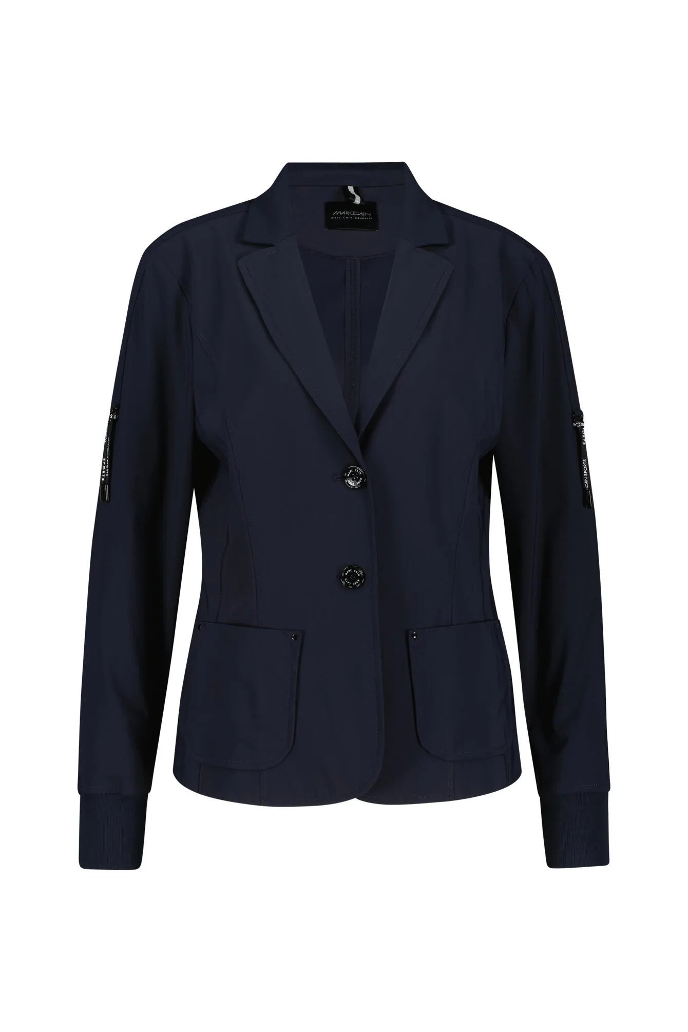 Blazer mit aufgesetzten Taschen