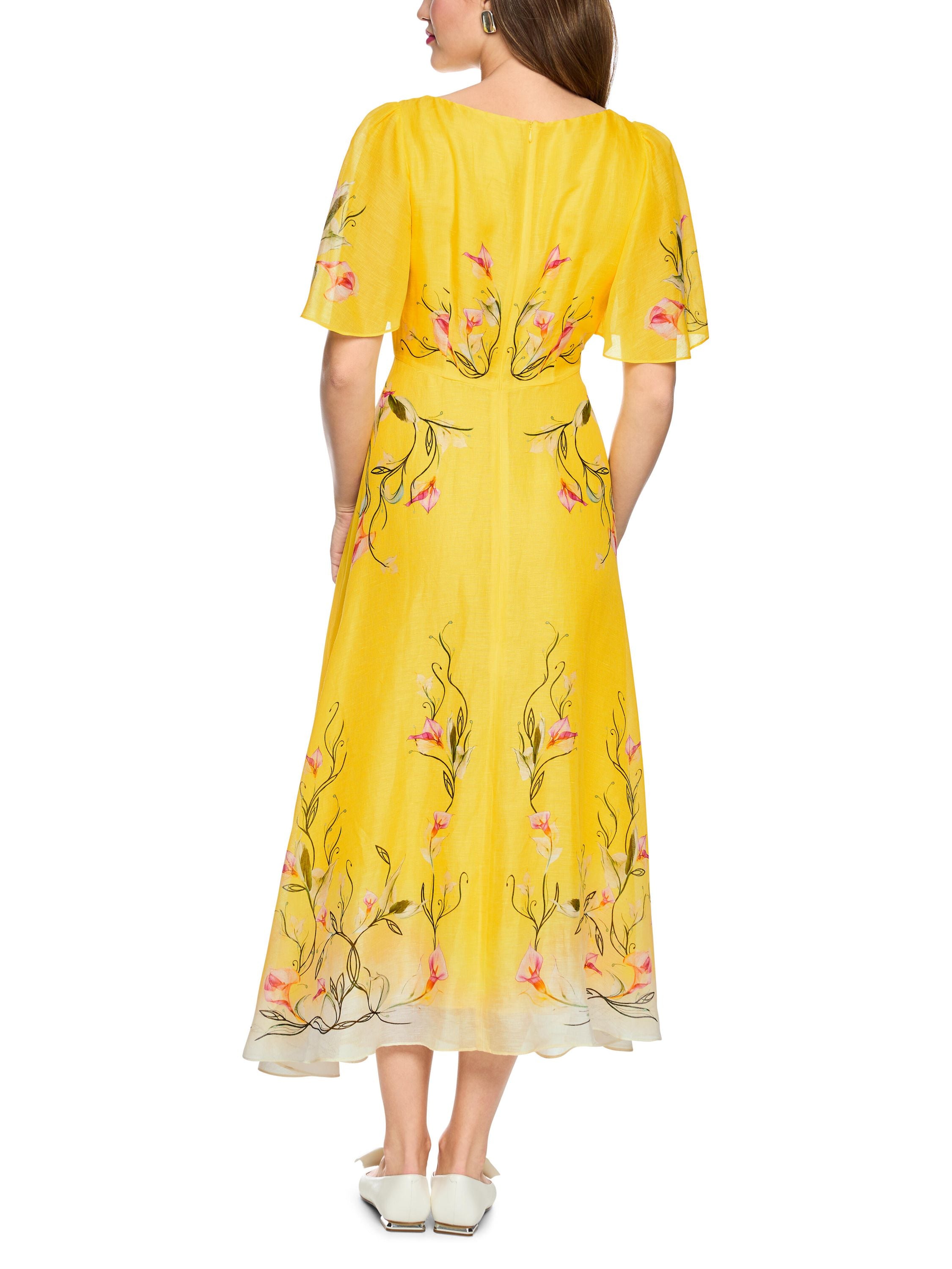 Sommerkleid Maxi aus Leinenmix