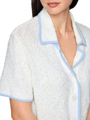 Strickcardigan aus Baumwollmix