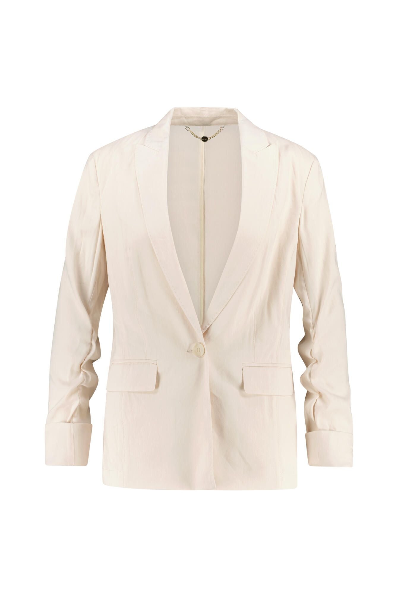 Blazer aus Leinenmix