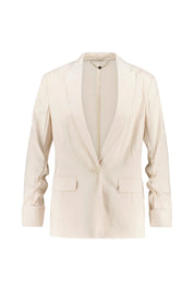 Blazer aus Leinenmix