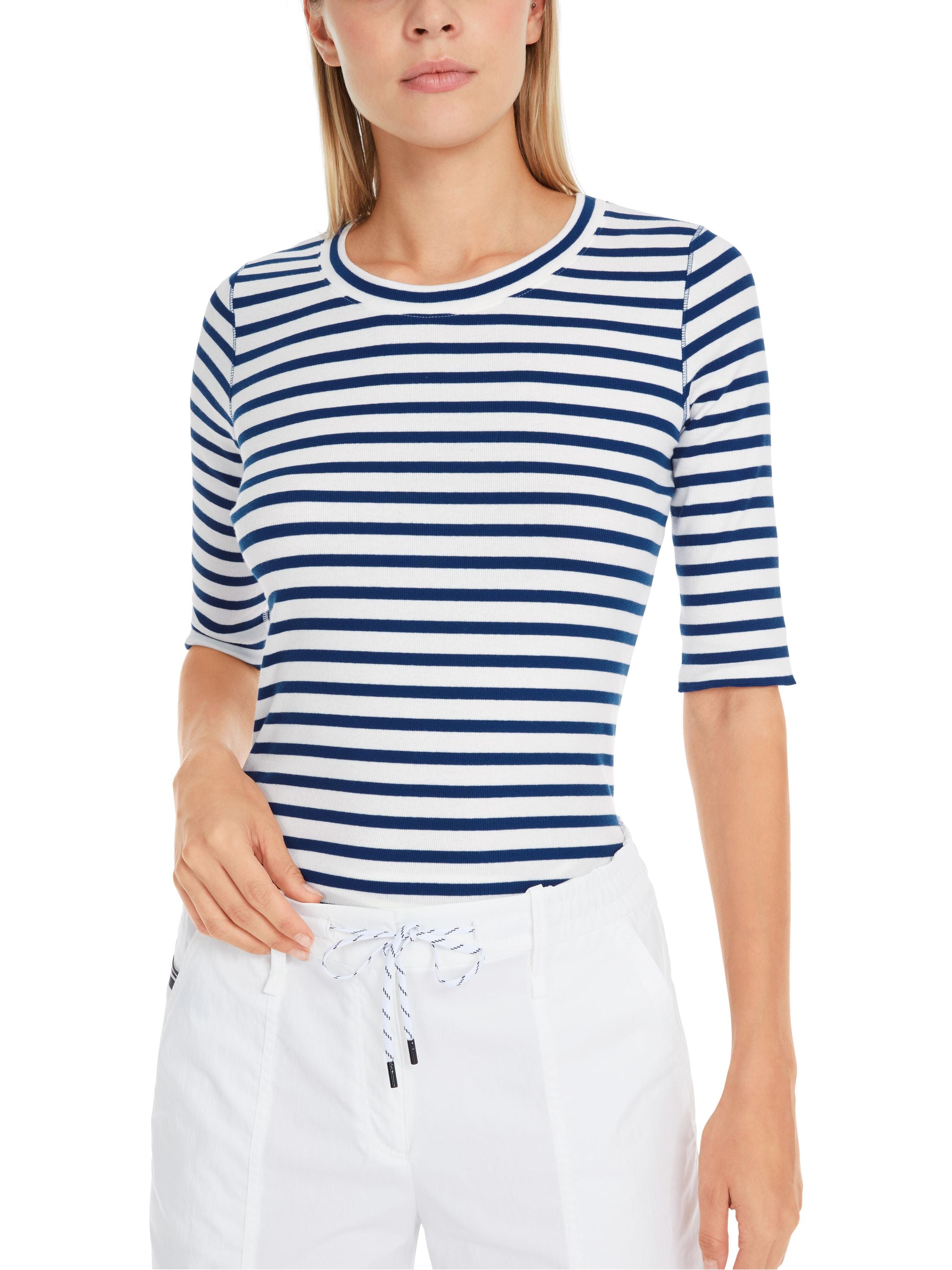 T-Shirt Slim Fit aus Baumwollmix