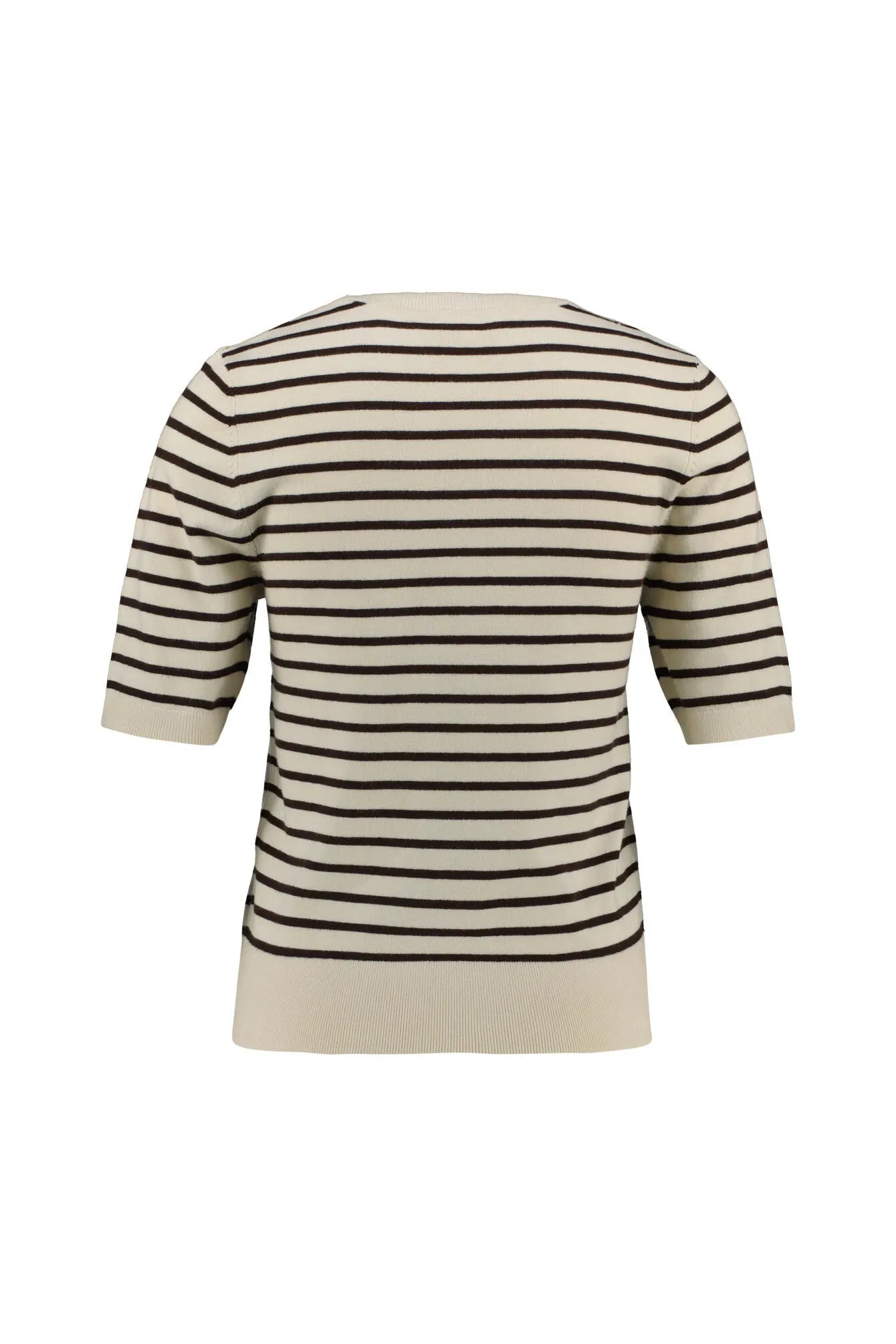 Strick-T-Shirt aus Viskosemix
