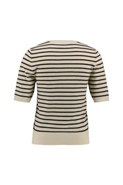 Strick-T-Shirt aus Viskosemix