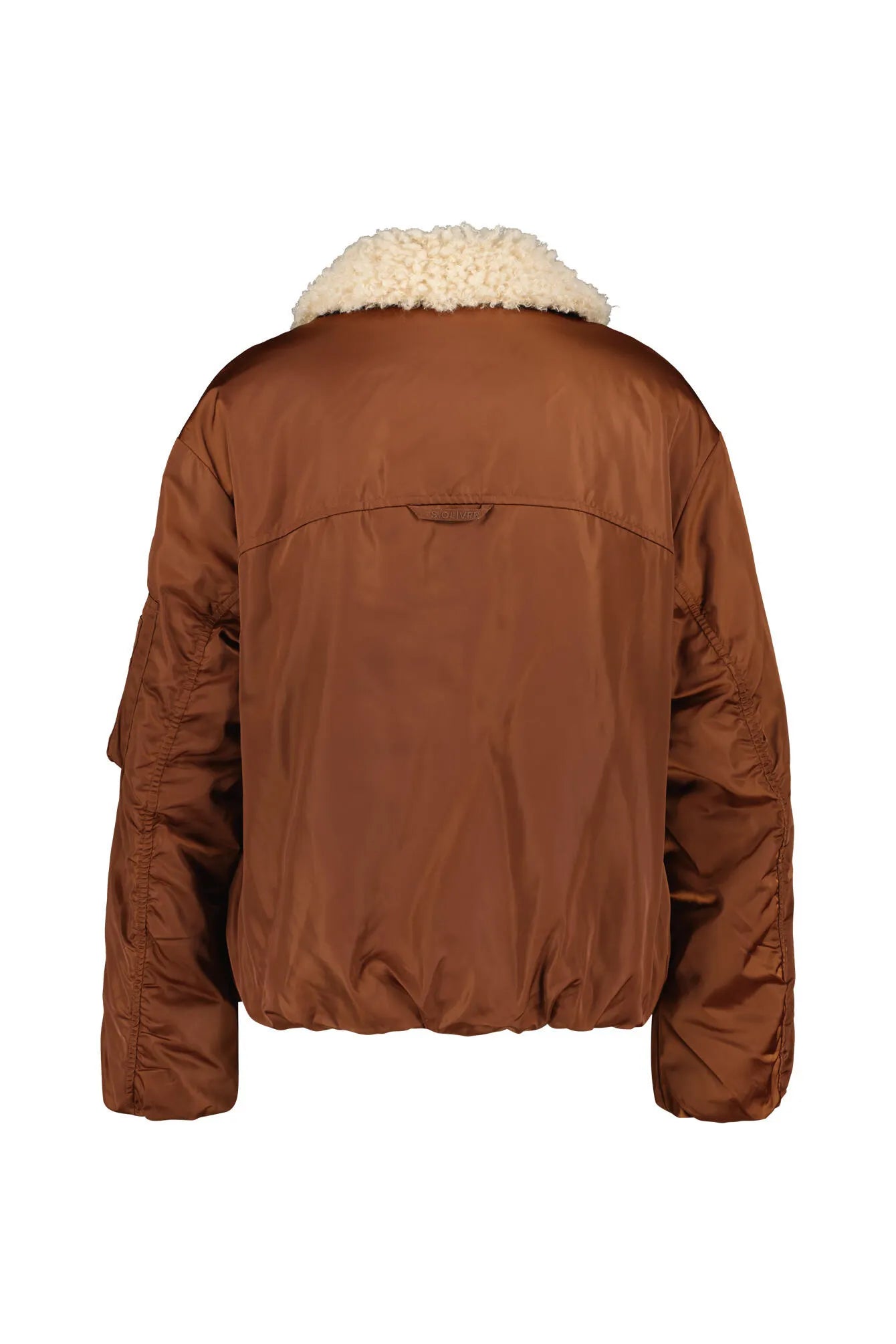Bomberjacke mit Kunstfellkragen
