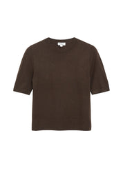 Strick-T-Shirt aus Viskosemix