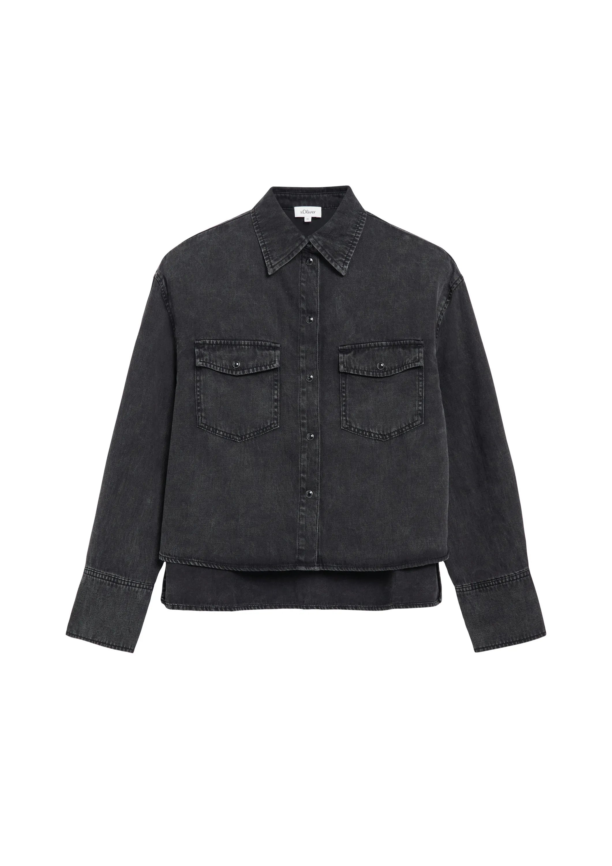 Jeansbluse Regular Fit