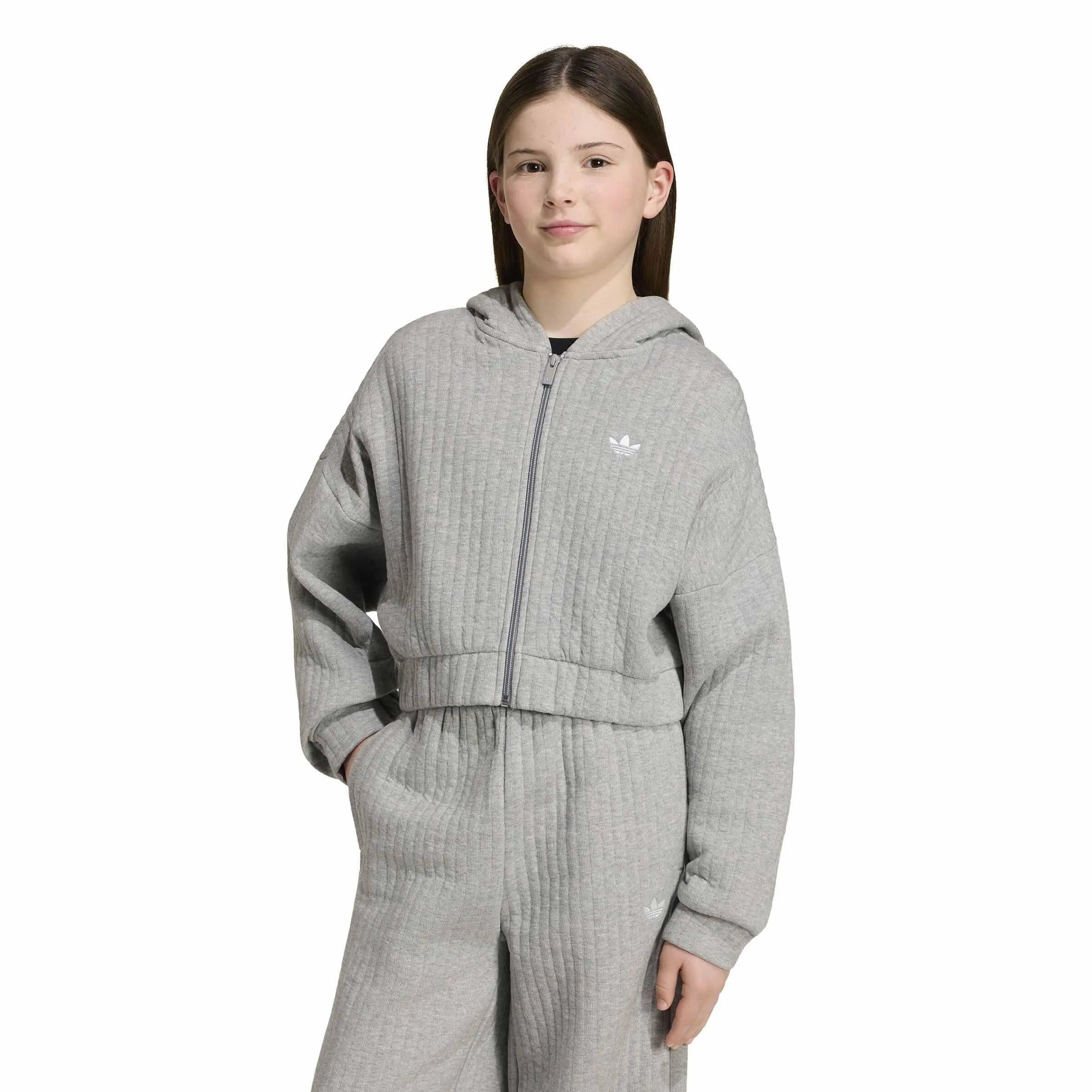 Sweatshirtjacke aus Baumwollmix