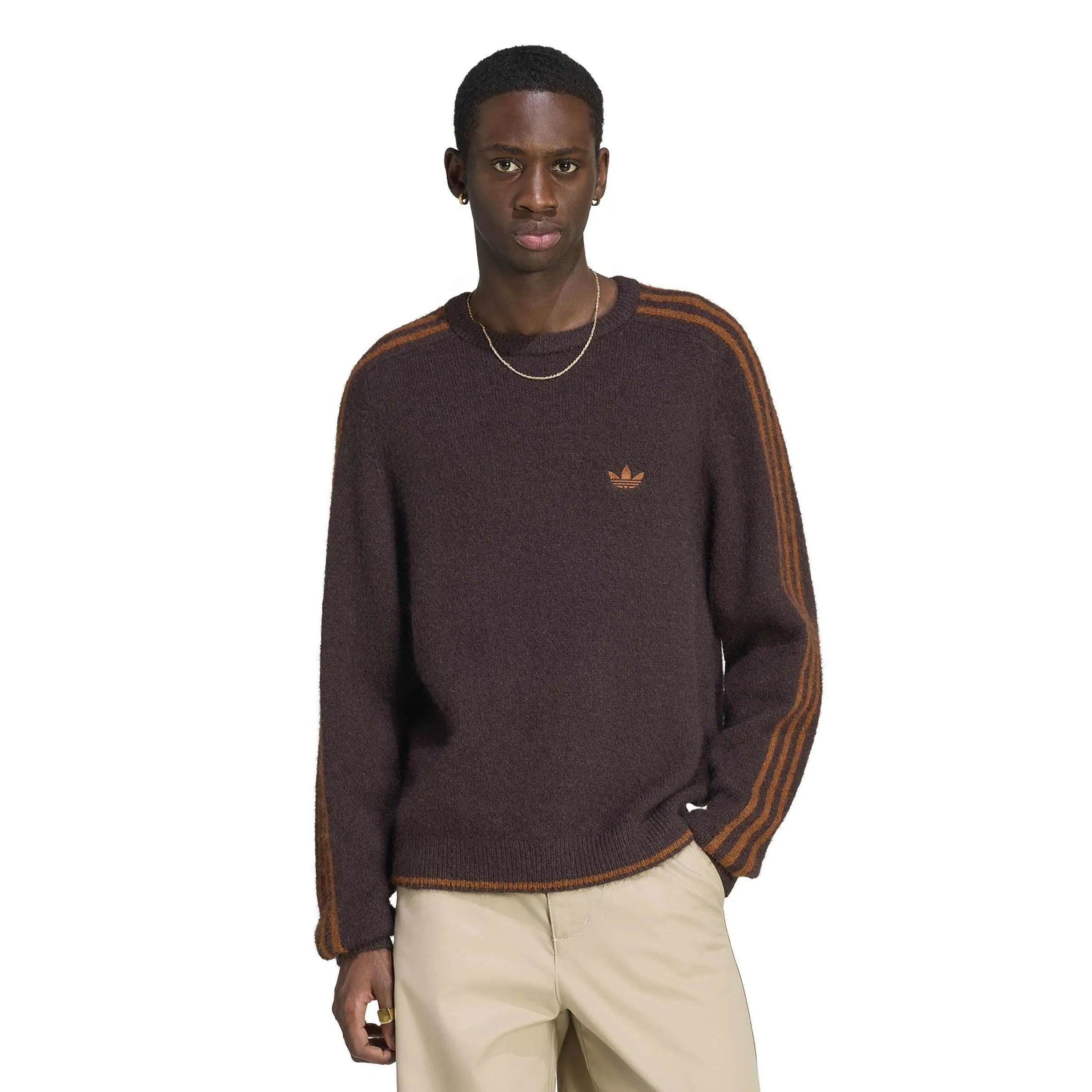 Strickpullover mit Logostick