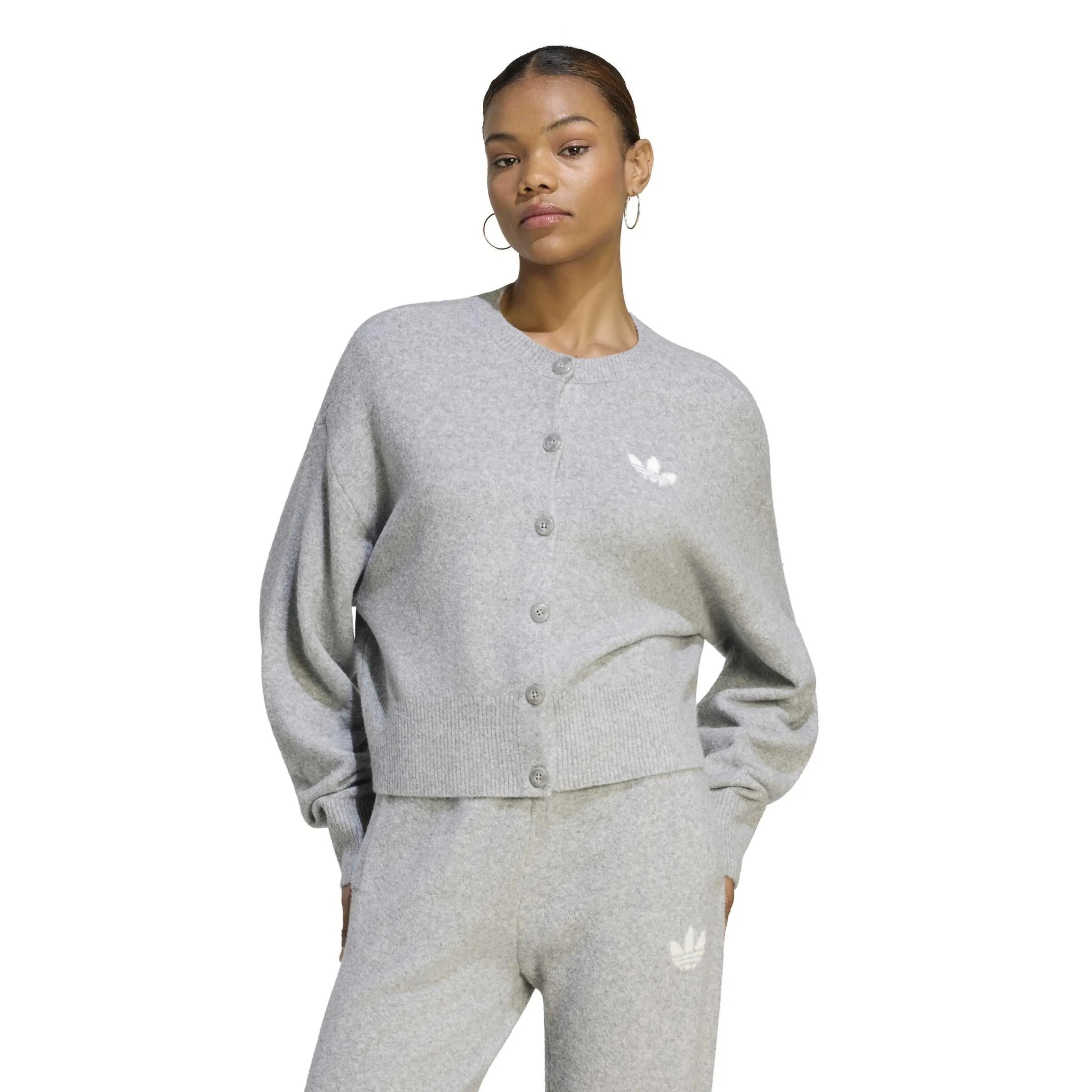 Strickjacke mit Logostick