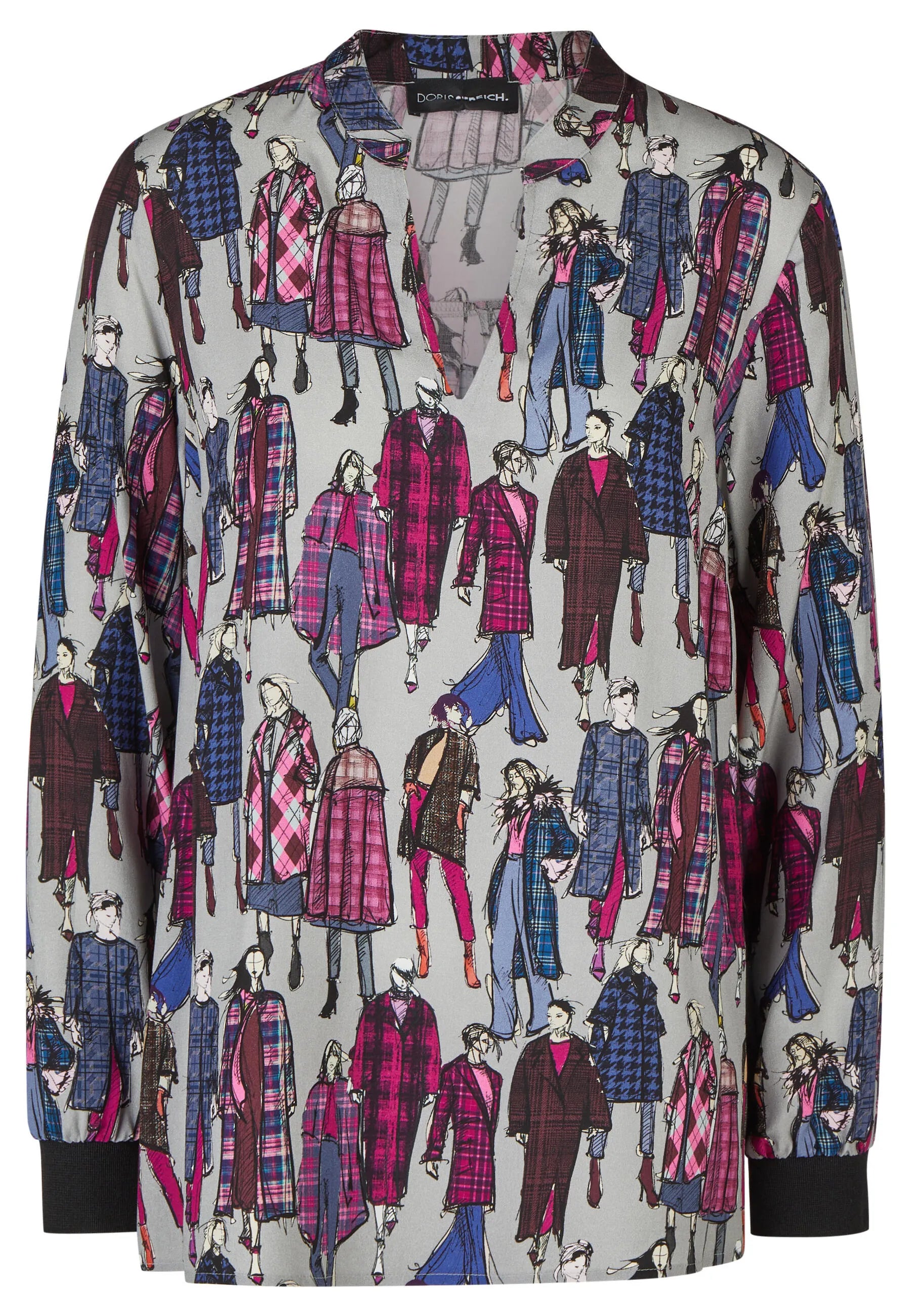 Bluse aus Viskose