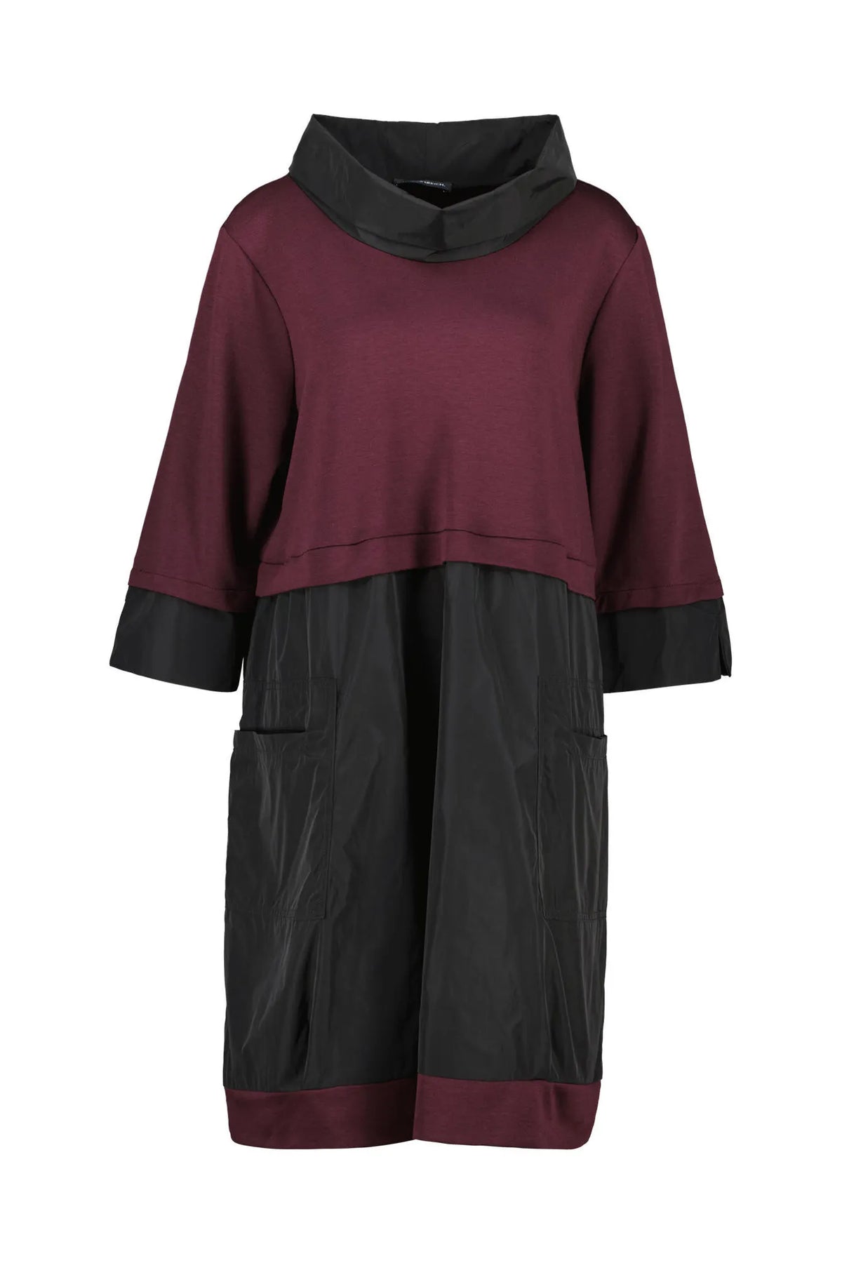 Longshirt mit Nylon-Einsätzen