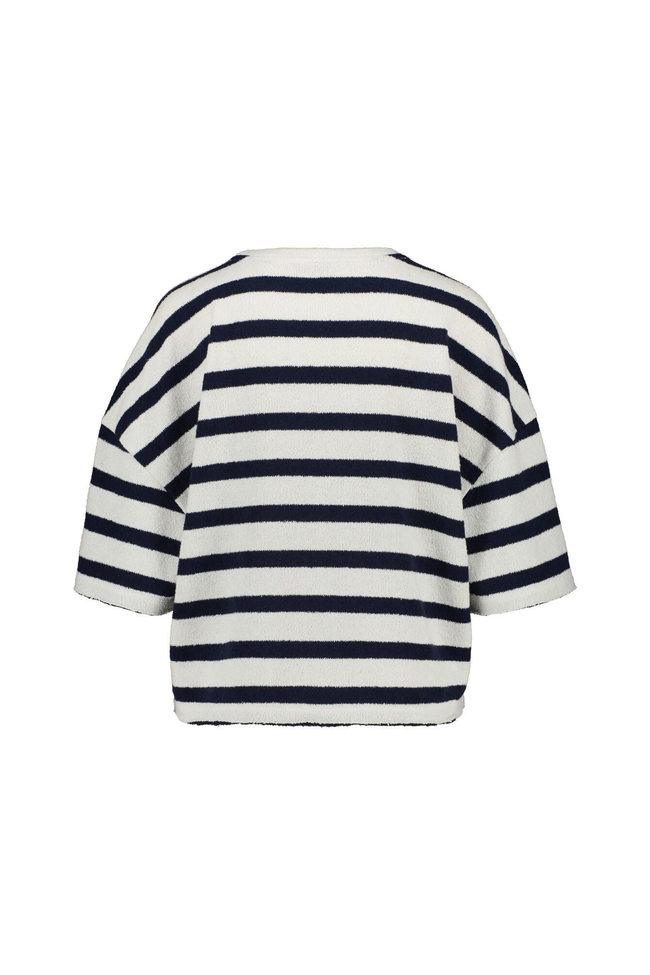 Strick-T-Shirt aus Baumwollmix