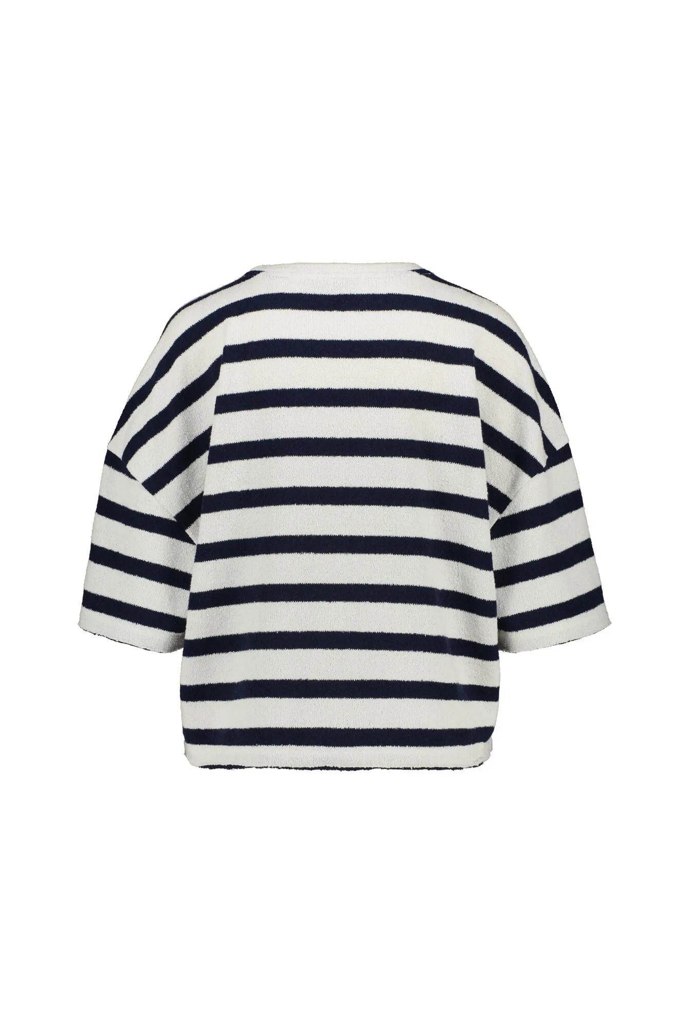 Strick-T-Shirt aus Baumwollmix