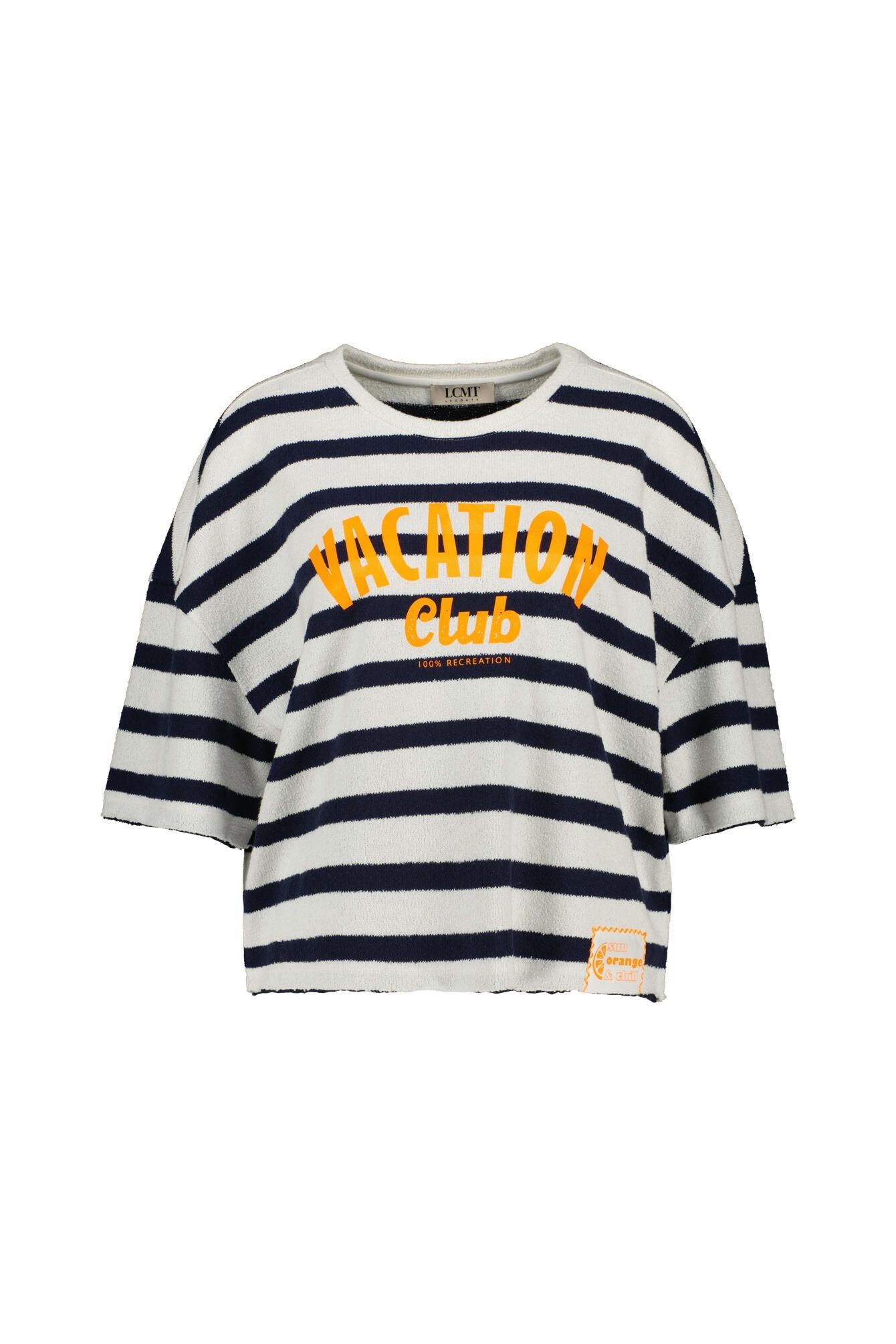 Strick-T-Shirt aus Baumwollmix