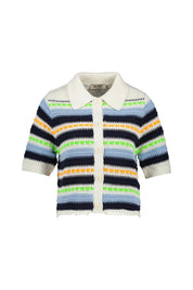 Strick-Cardigan aus Baumwollmix