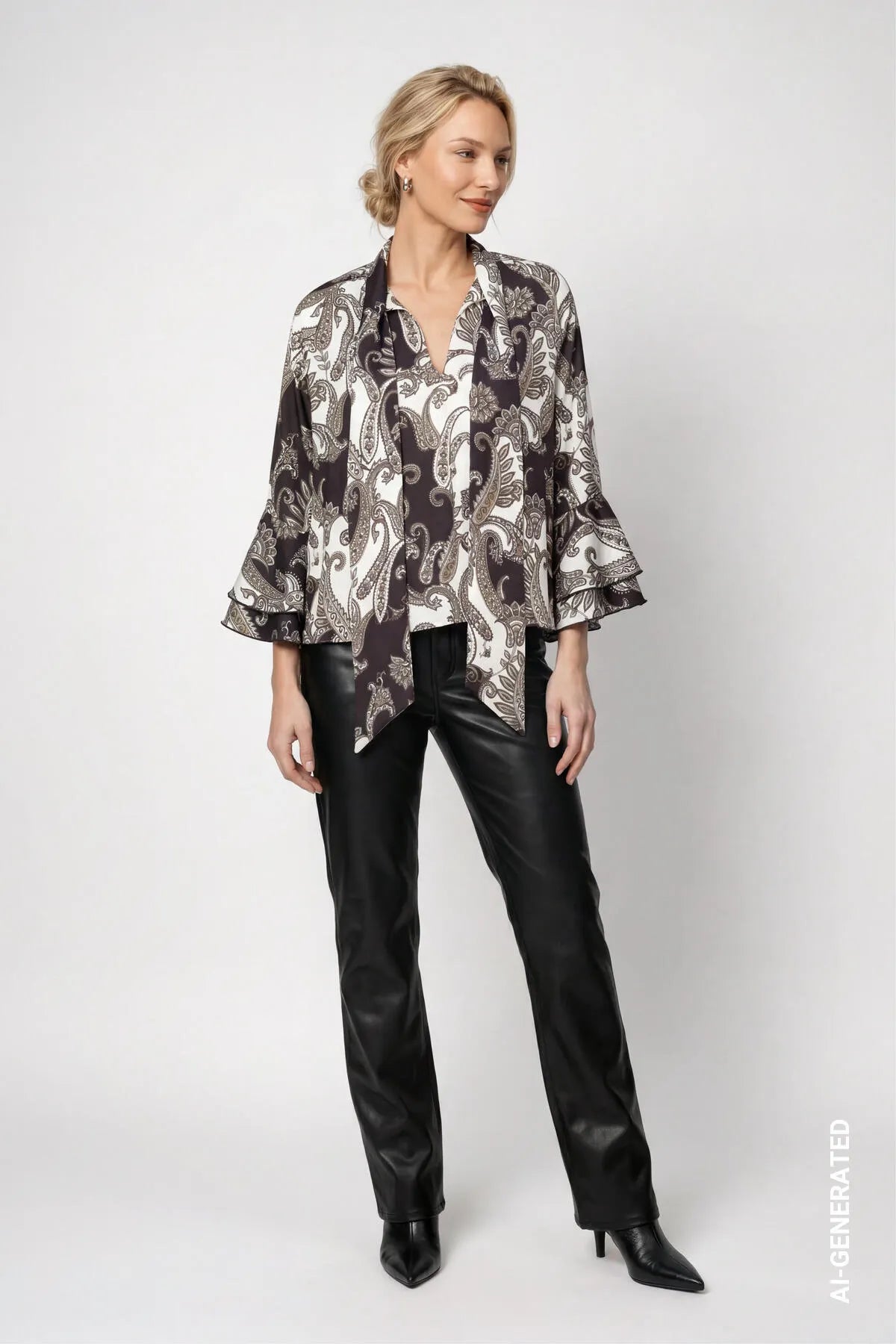 Bluse mit Paisleymuster