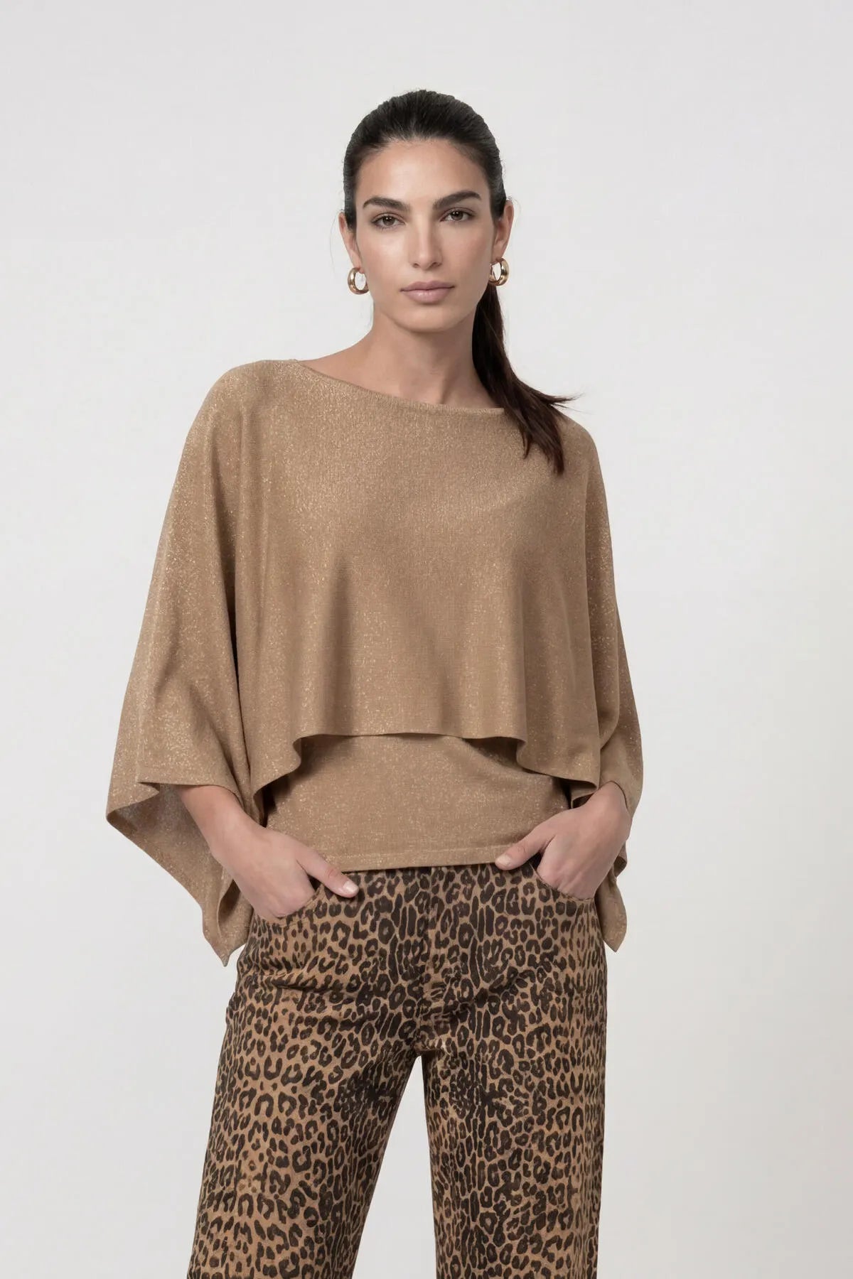 Strickpullover mit Rundhalsausschnitt