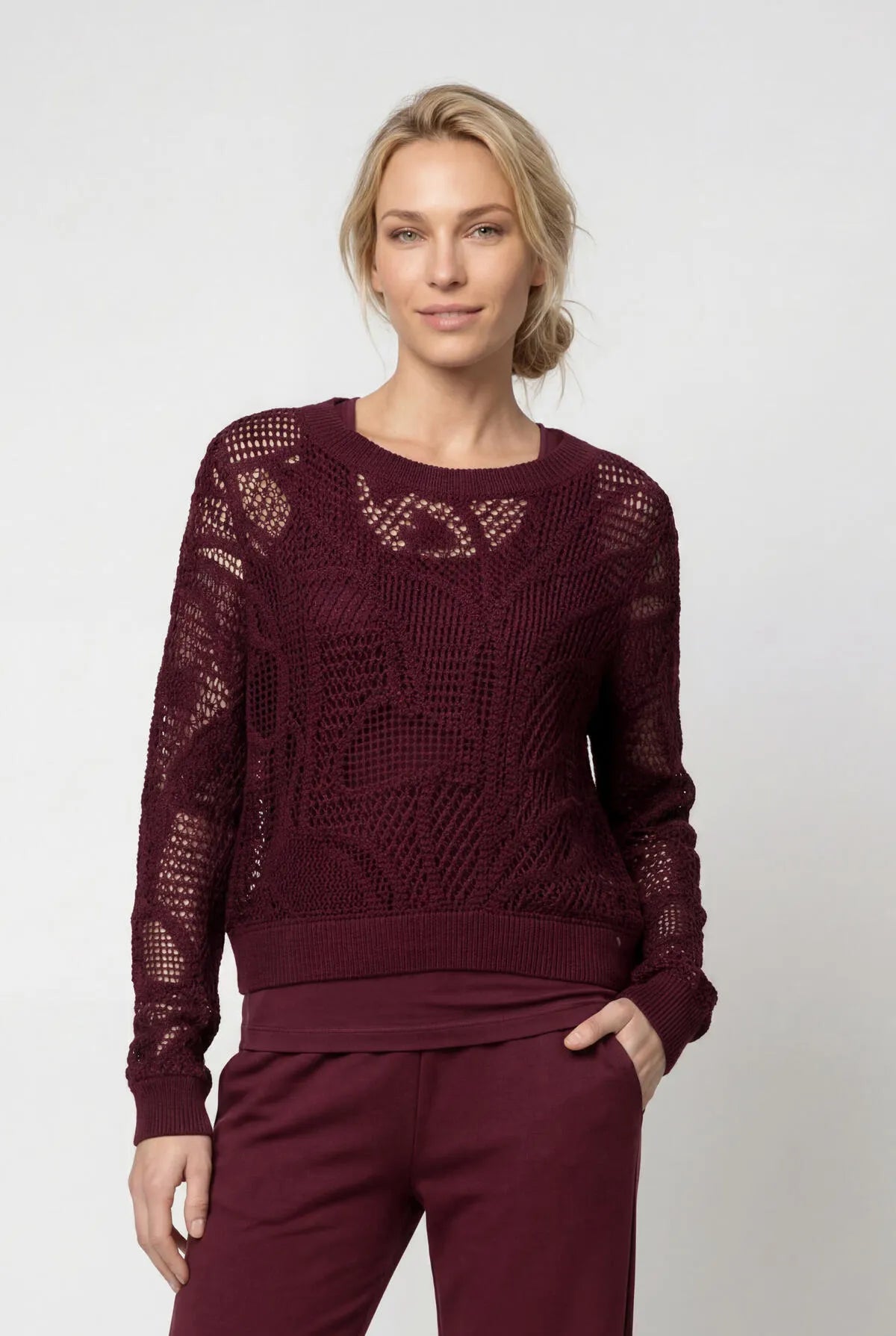 Strickpullover aus Viskose