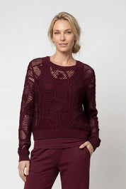 Strickpullover aus Viskose