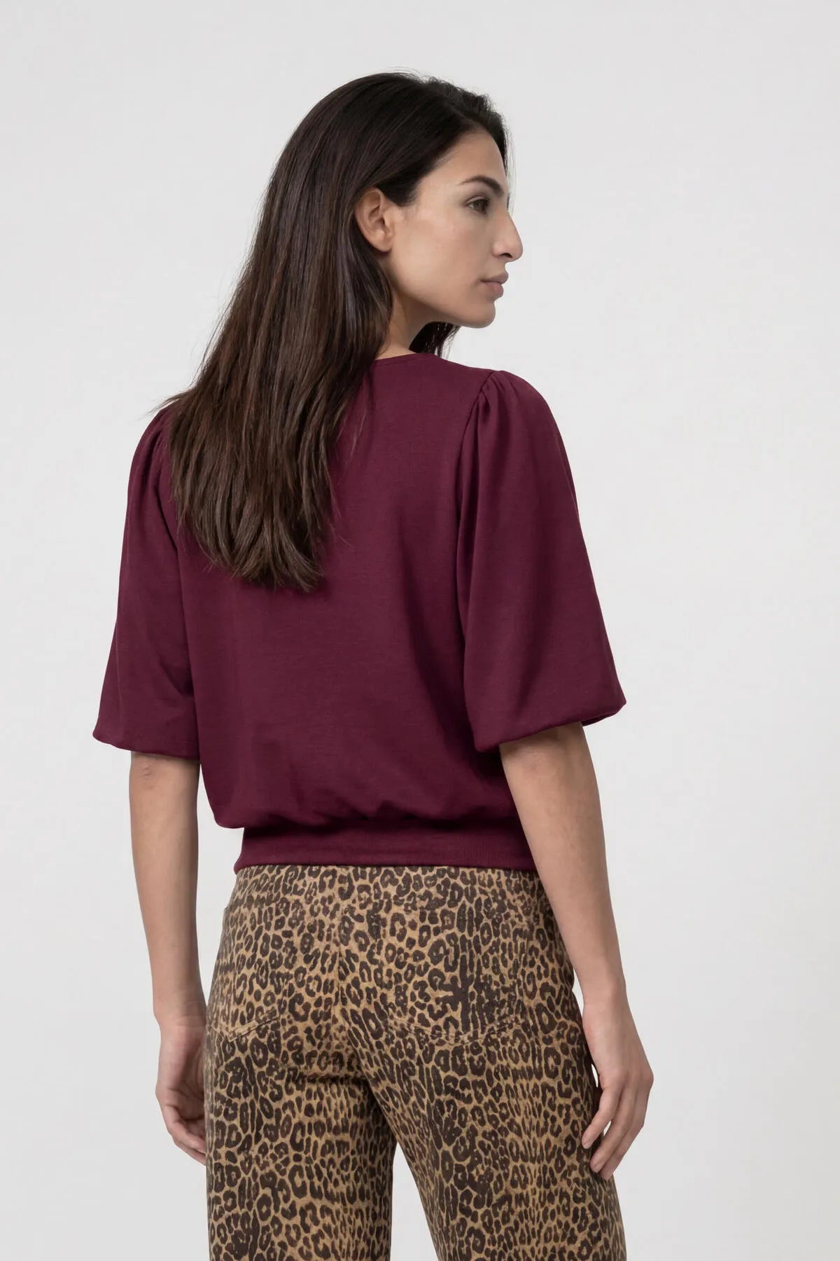 Sweatshirt mit Halbarm