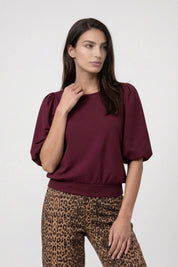 Sweatshirt mit Halbarm