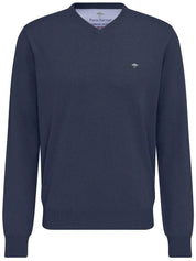 Strickpullover mit V-Ausschnitt