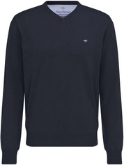 Strickpullover mit V-Ausschnitt
