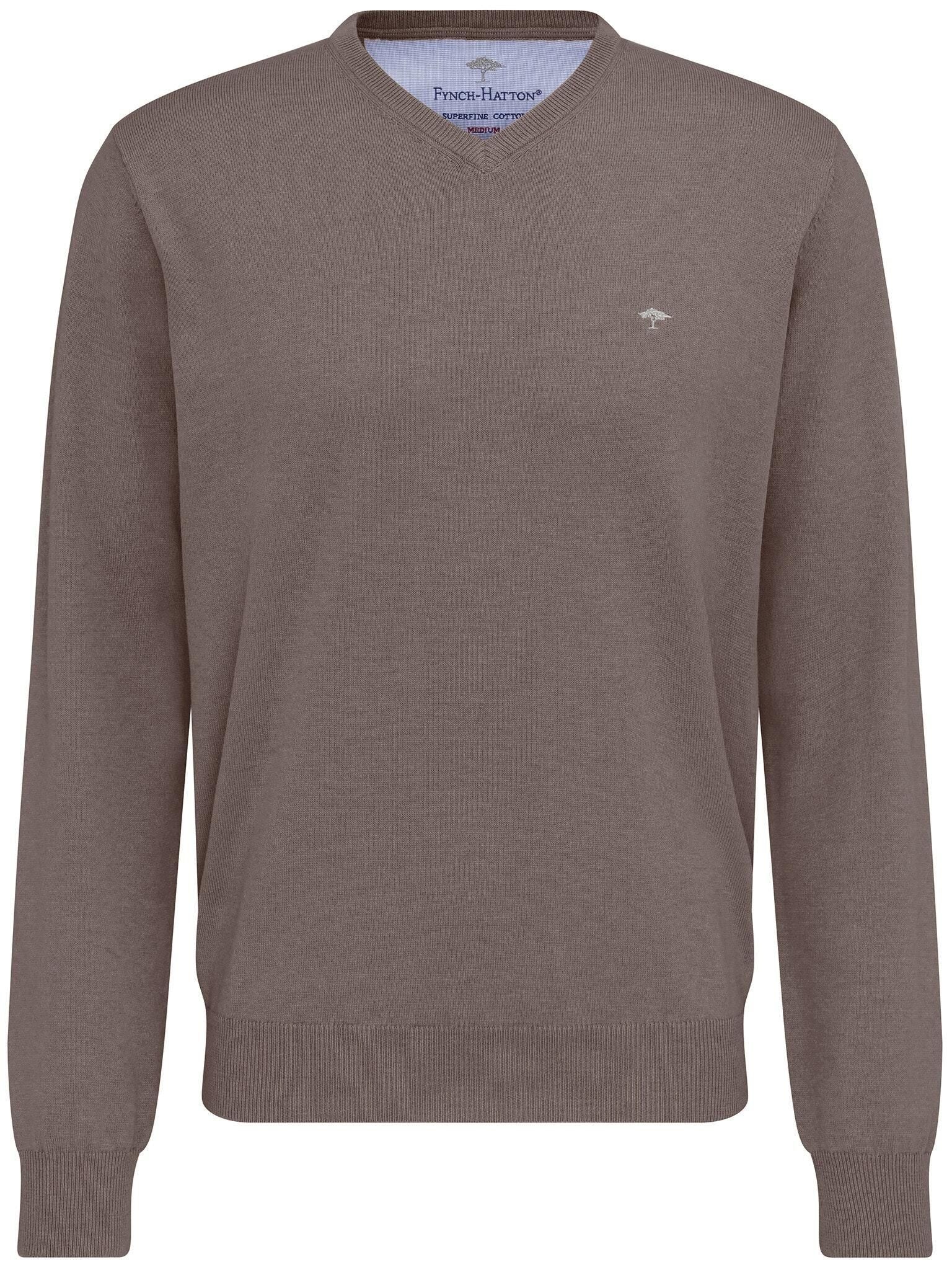 Strickpullover mit V-Ausschnitt
