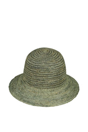 Raffiastroh Glocke, gras/khaki