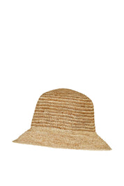 Raffiastroh Glocke, leinen/sand