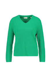 Strickpullover aus Baumwollmix