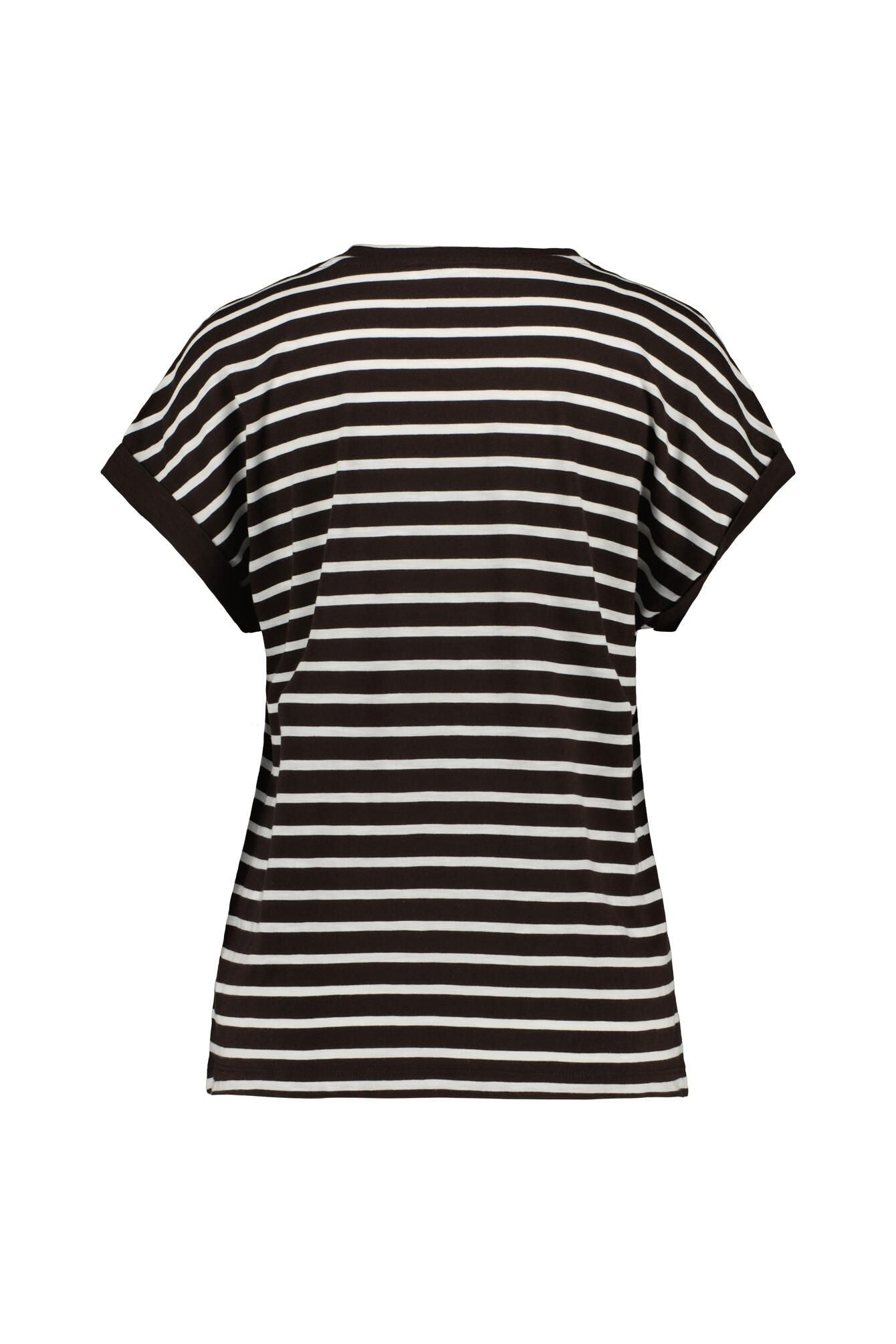 T-Shirt gestreift aus Baumwollmix