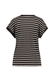 T-Shirt gestreift aus Baumwollmix