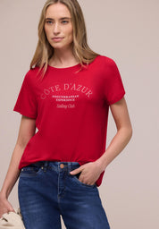 T-Shirt aus Viskose