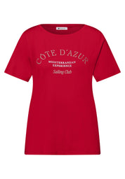 T-Shirt aus Viskose