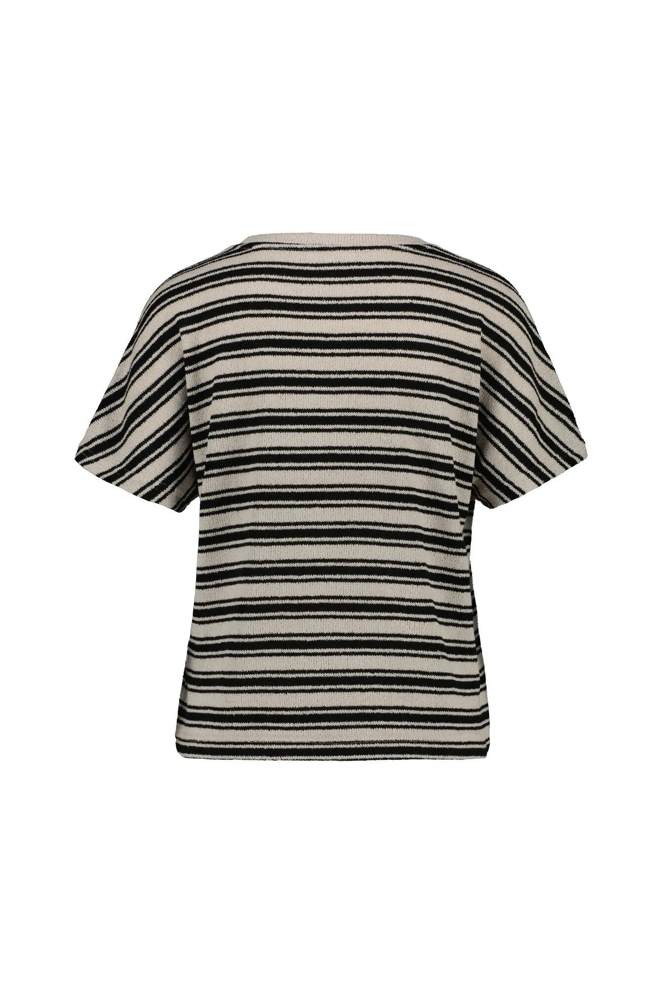 Strick-T-Shirt aus Viskosemix
