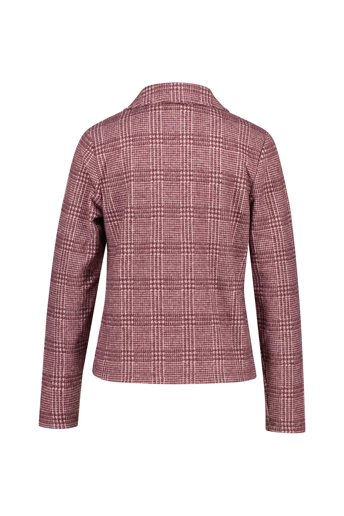 Blazer mit Karomuster und Knöpfen